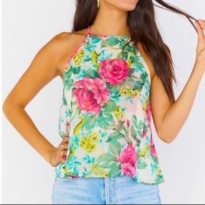 Show Me Your MuMu Selena Once Upon a Rose Tank Size Small NWT